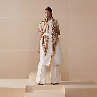 【新作】HERMES コットンシャツワンピース Effet Kaleidoscope Effet Kaleidoscope